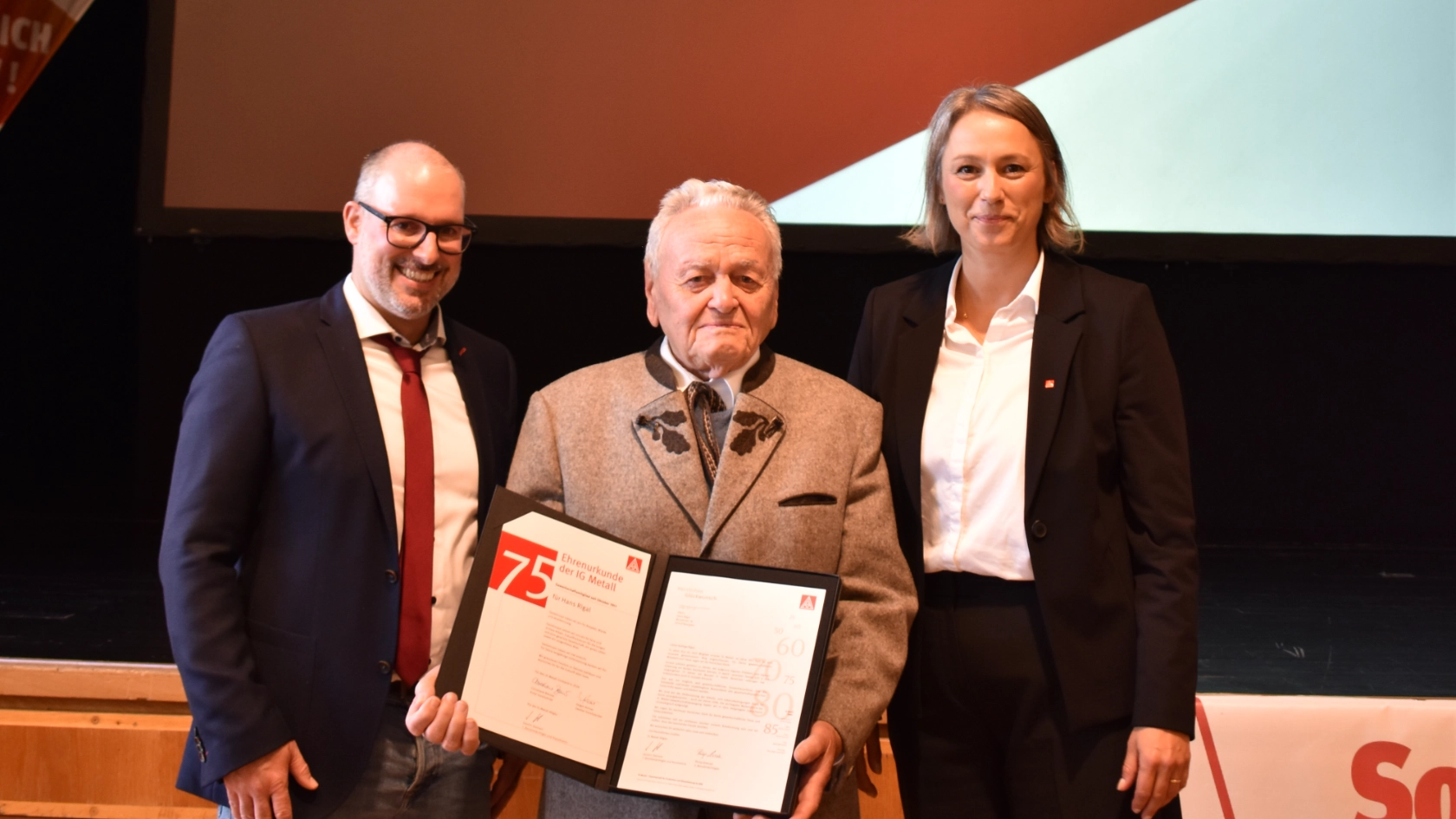 75 Jahre Mitgliedschaft