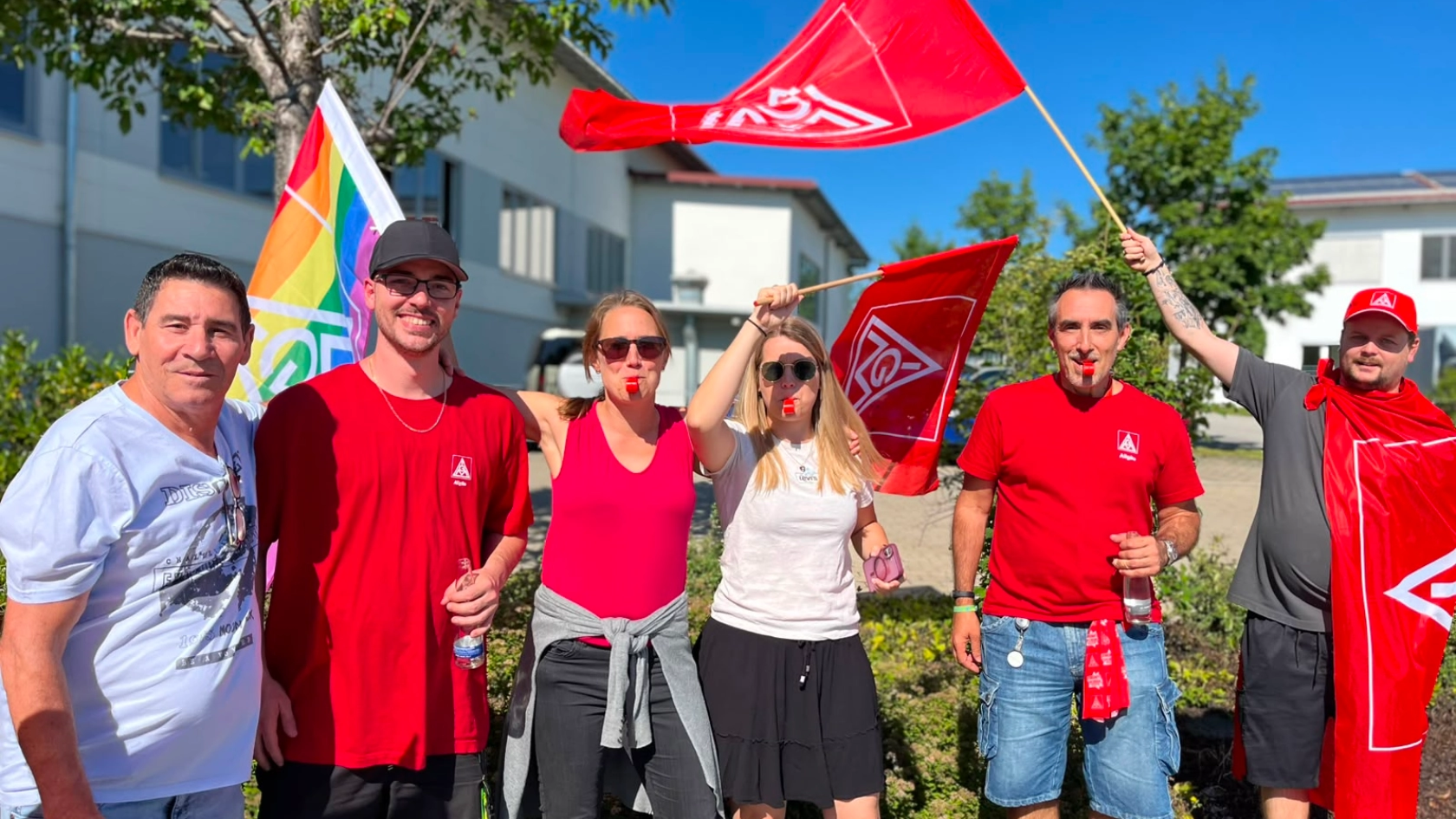 Warnstreik Eberle Rieden