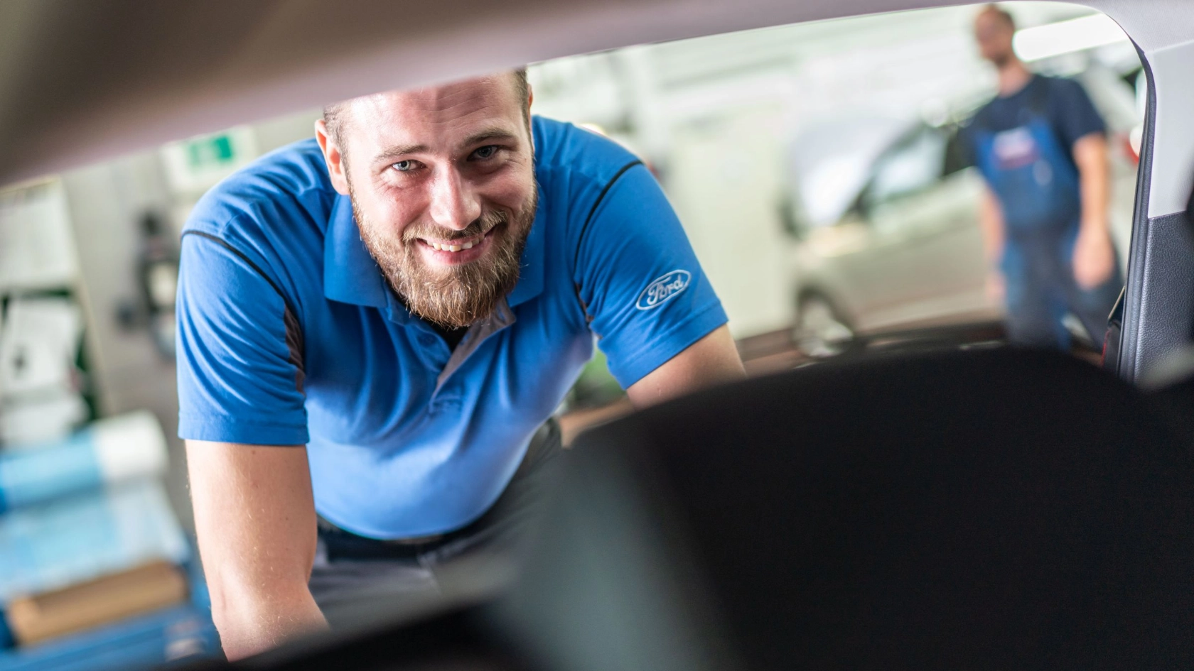 Metaller Marc Jesiek als frisch gebackener Kfz-Meister