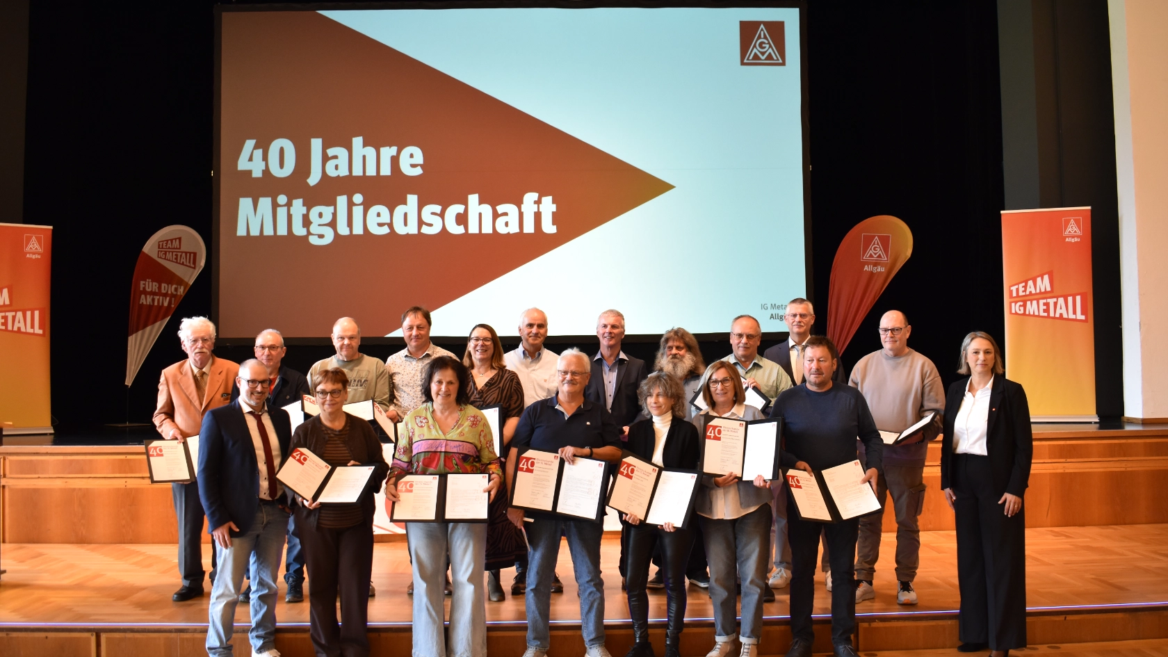 40 Jahre Mitgliedschaft