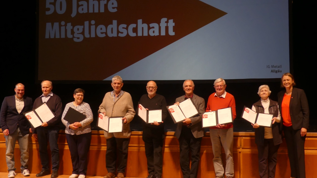 50 Jahre Mitgliedschaft