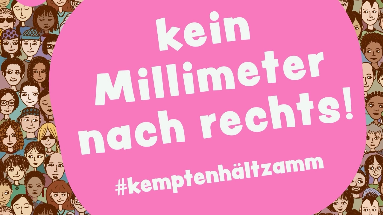 Aufruf zur Kundgebung gegen Rechts