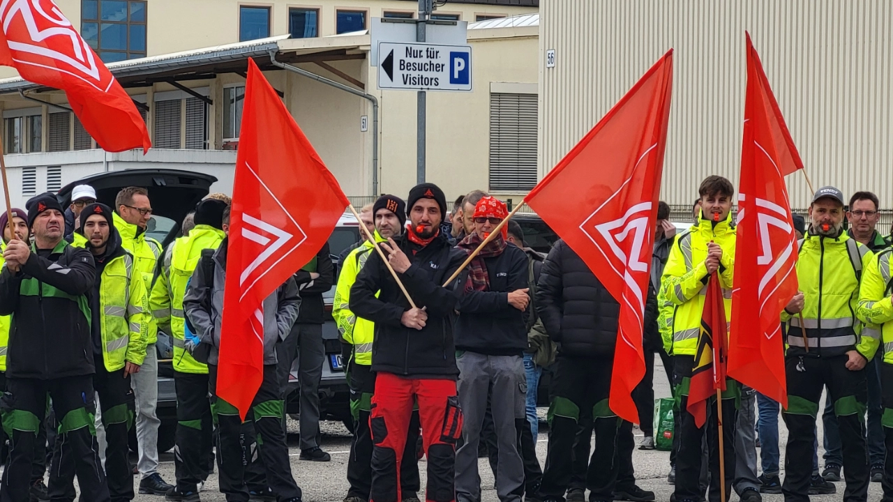 Warnstreik AGCO