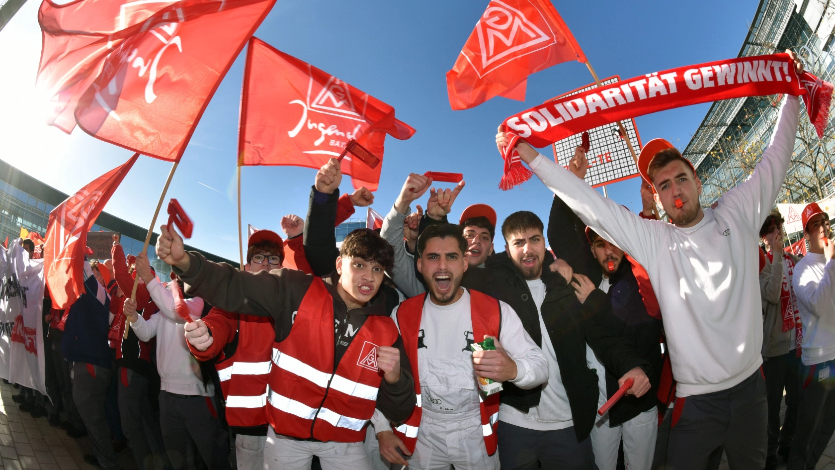 Warnstreik Audi Ingolstadt 2022
