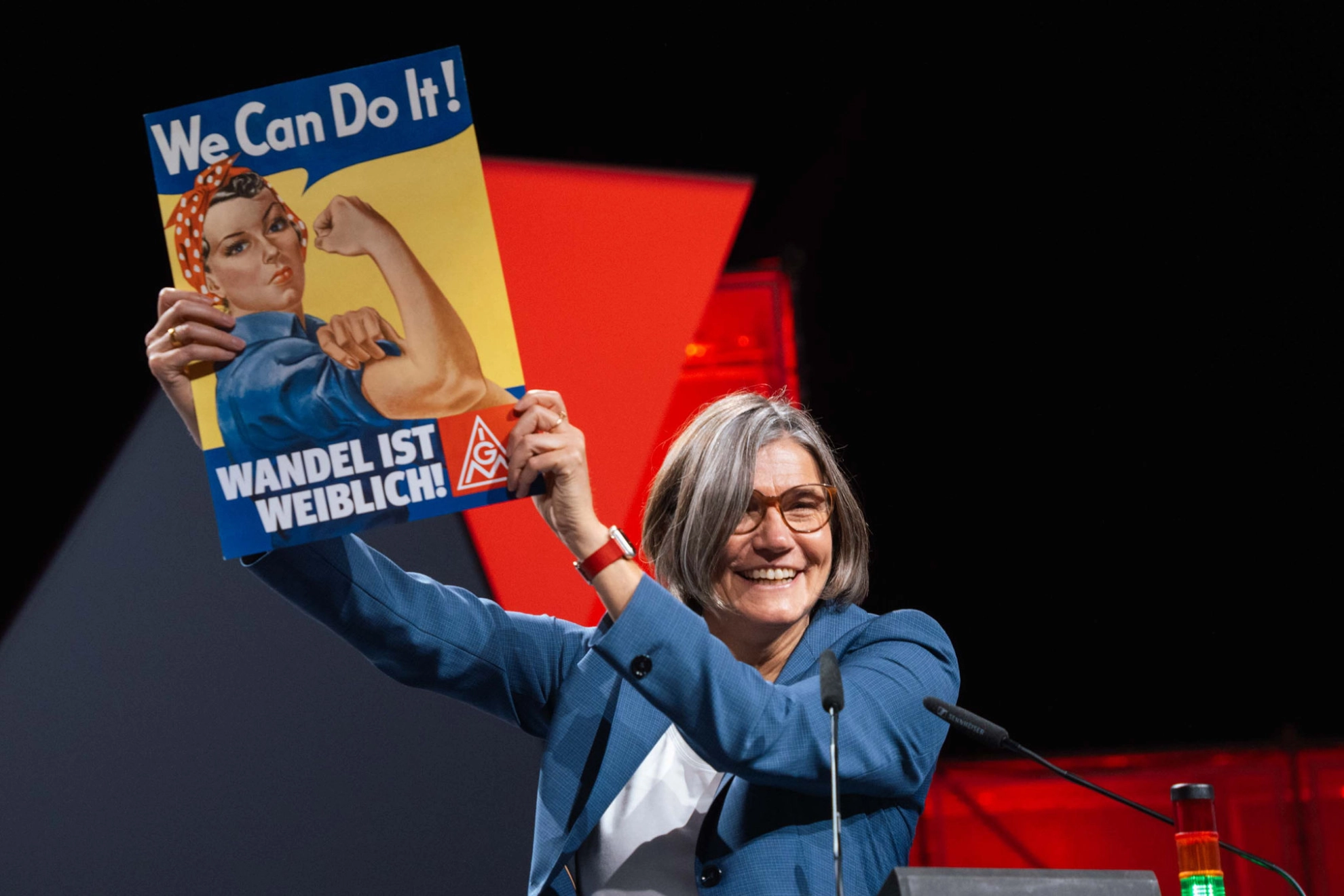 Christiane Benner beim 25. Ordentlichen Gewerkschaftstag der IG Metall