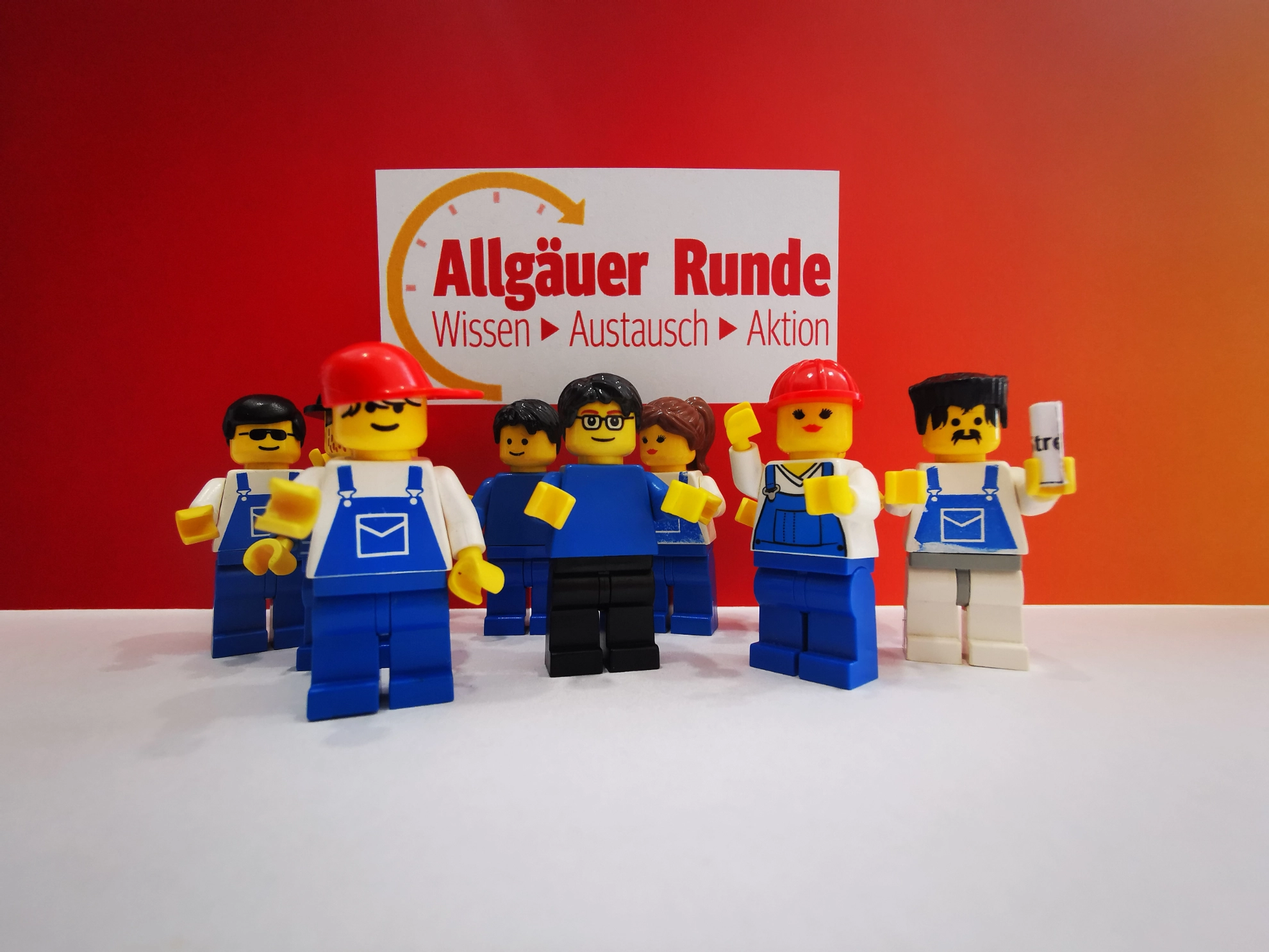 Einladung zur Allgäuer Runde - Symbolbild mit Lego