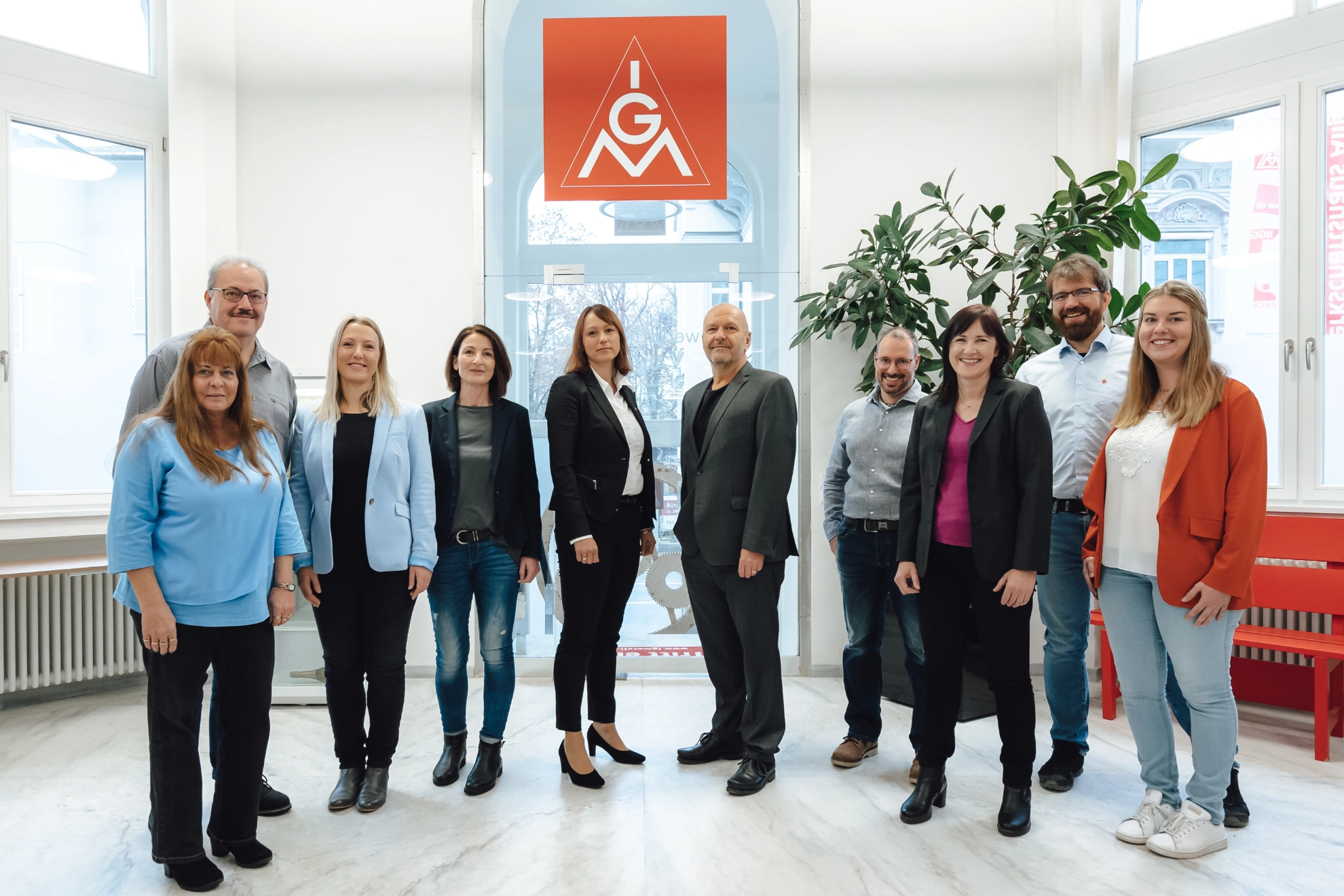 Die Beschäftigten in der Geschäftsstelle Allgäu