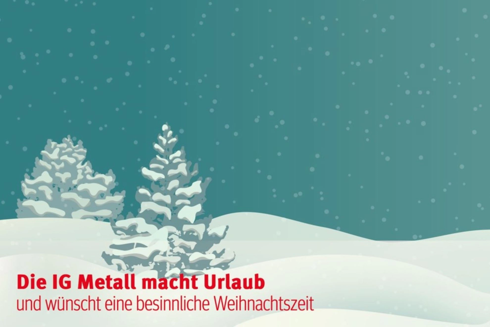 Weihnachtsurlaub