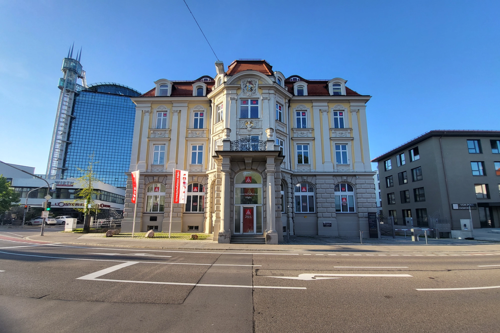 Das Allgäuer Gewerkschaftshaus ist seit 2017 die neue Heimat der Allgäuer DGB Gewerkschaften