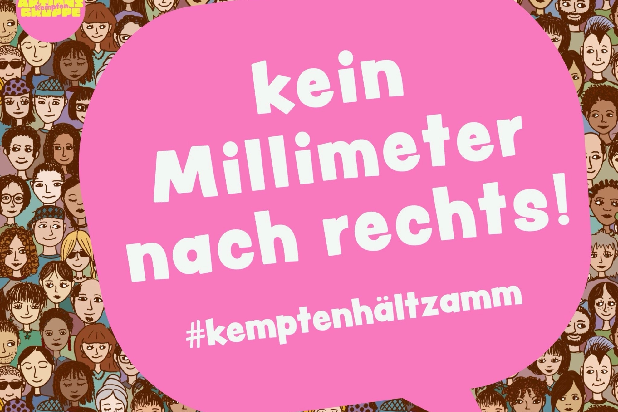 Aufruf zur Kundgebung gegen Rechts