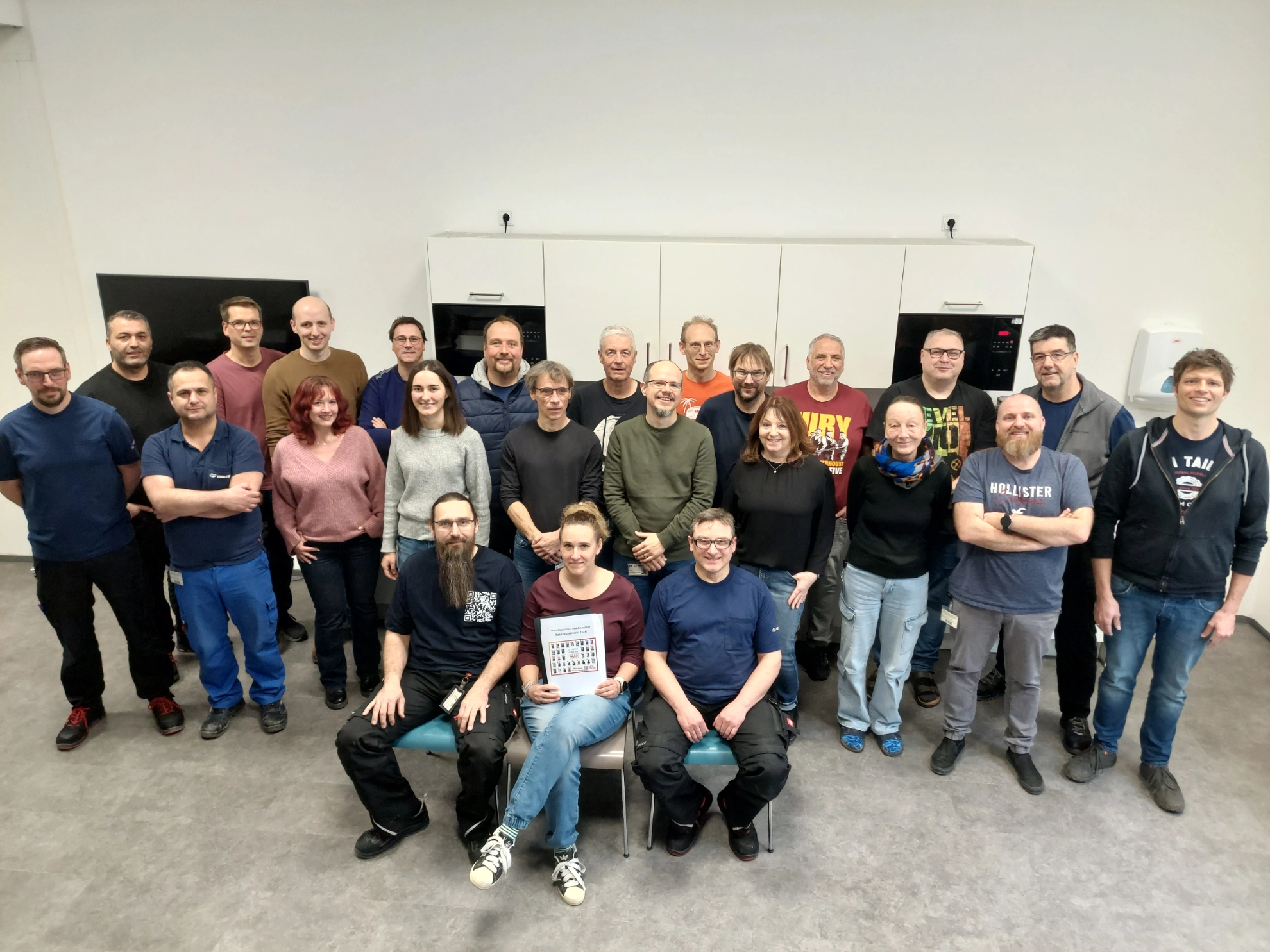 Gruppen Bild der IG Metall Liste bei Multivac