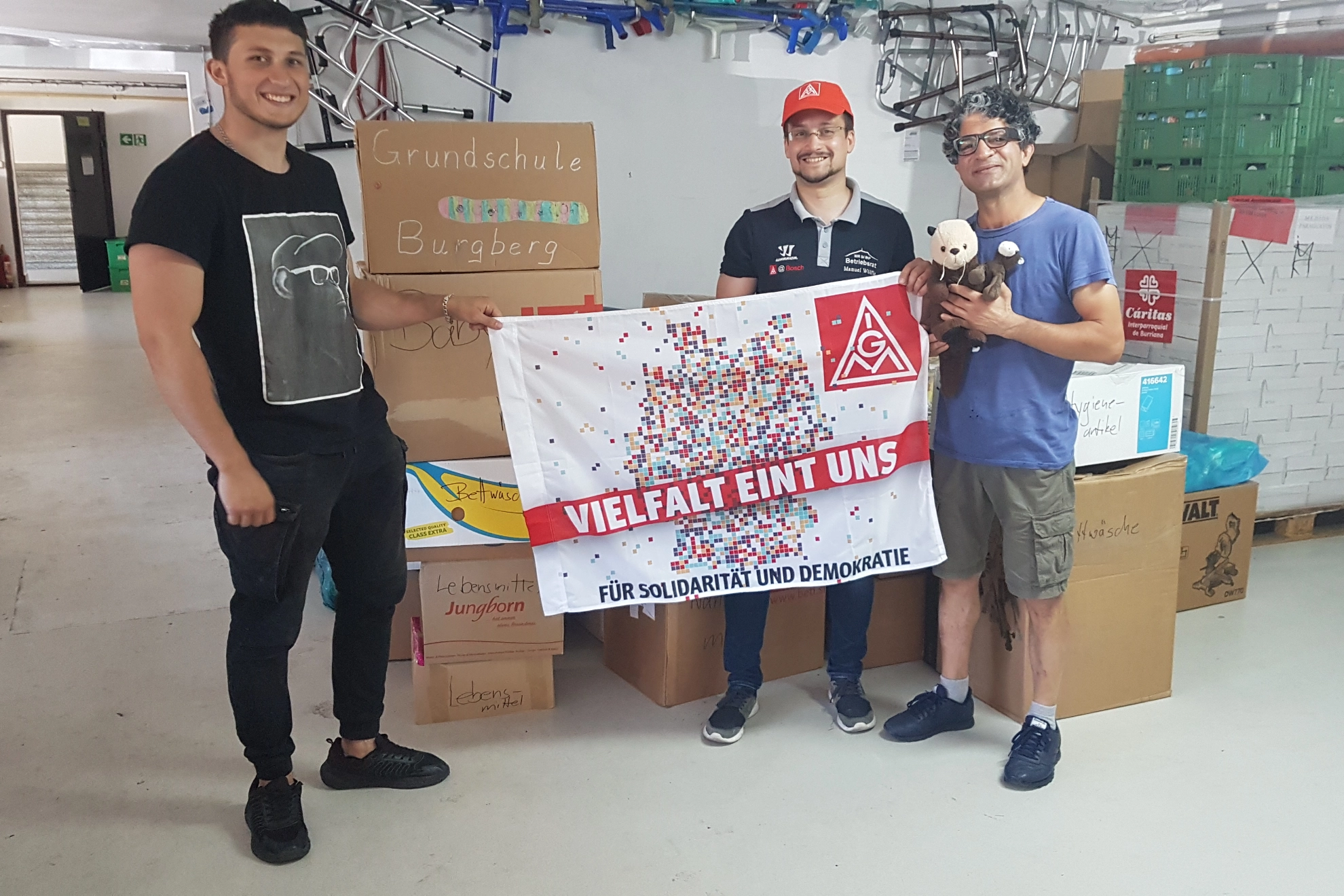 Kolleg*innen aus den Bosch Werken in Seifen und Blaichach bringen Hilfsgüter an die Ukrainische Grenze