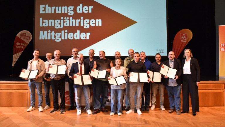 25 Jahre Mitgliedschaft