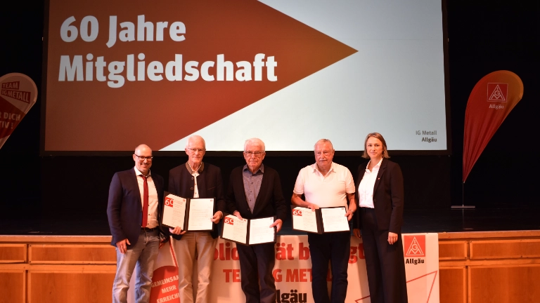 60 Jahre Mitgliedschaft