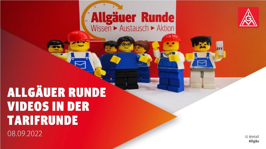 Allgäuer Runde - Videos in der Tarifrunde