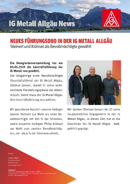 Neues Führungsduo