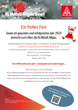 Aktuelles aus der Geschäftsstelle