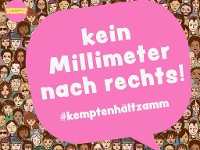 Kein Millimeter nach rechts!